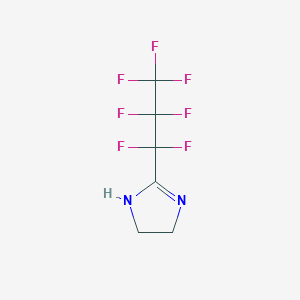 2-(Heptafluoropropyl)-4,5-dihydro-1h-imidazole