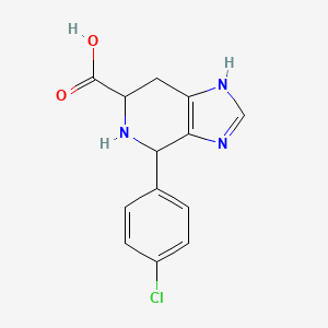 molecular formula C13H12ClN3O2 B1416728 4-(4-氯苯基)-3H,4H,5H,6H,7H-咪唑并[4,5-c]吡啶-6-羧酸 CAS No. 1097832-80-8
