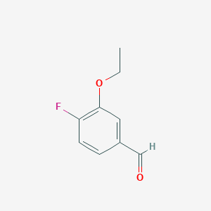 molecular formula C9H9FO2 B1416733 3-乙氧基-4-氟苯甲醛 CAS No. 870837-27-7