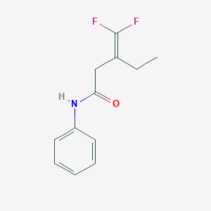 3-(Difluoromethylidene)-N-phenylpentanamide