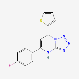 5-(4-Fluoro-phenyl)-7-thiophen-2-yl-4,7-dihydro-tetrazolo[1,5-a]pyrimidine