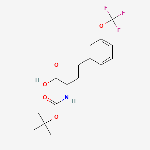 (R)-2-Tert-butoxycarbonylamino-4-(3-trifluoromethoxy-phenyl)-butyric acid