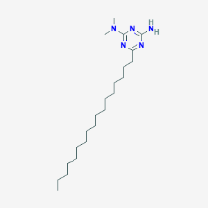 6-Heptadecyl-N~2~,N~2~-dimethyl-1,3,5-triazine-2,4-diamine