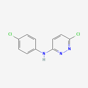 6-chloro-N-(4-chlorophenyl)pyridazin-3-amine