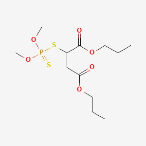 molecular formula C12H23O6PS2 B14167593 Carb-N-propoxy malathion CAS No. 3700-91-2