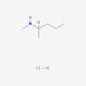molecular formula C6H16ClN B1416764 甲基（戊-2-基）胺盐酸盐 CAS No. 130985-80-7