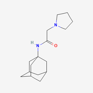 N-Tricyclo[3.3.1.13,7]dec-1-yl-1-pyrrolidineacetamide