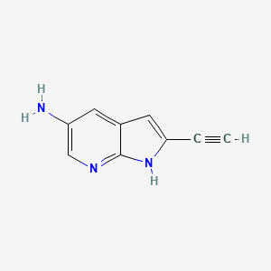 1H-Pyrrolo[2,3-b]pyridin-5-amine, 2-ethynyl-