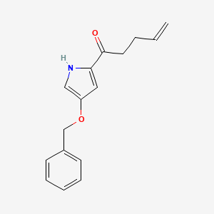 1-[4-(Benzyloxy)-1H-pyrrol-2-yl]pent-4-en-1-one