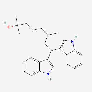 1H-Indole-3-heptanol, eta-1H-indol-3-yl-alpha,alpha,epsilon-trimethyl-