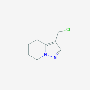 molecular formula C8H11ClN2 B14167916 3-(Chloromethyl)-4,5,6,7-tetrahydropyrazolo[1,5-A]pyridine CAS No. 1194508-29-6