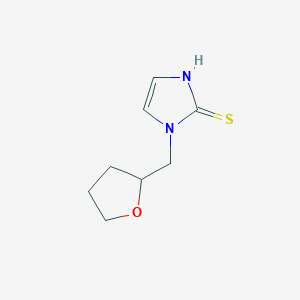 B1416818 1-(oxolan-2-ylmethyl)-1H-imidazole-2-thiol CAS No. 1040321-03-6