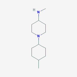 molecular formula C13H26N2 B1416827 N-甲基-1-(4-甲基环己基)哌啶-4-胺 CAS No. 1096836-70-2