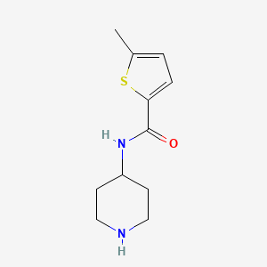 B1416829 5-methyl-N-(piperidin-4-yl)thiophene-2-carboxamide CAS No. 1098349-96-2