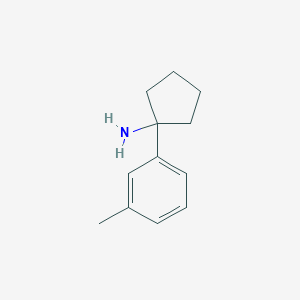 1-(3-Methylphenyl)cyclopentan-1-amine