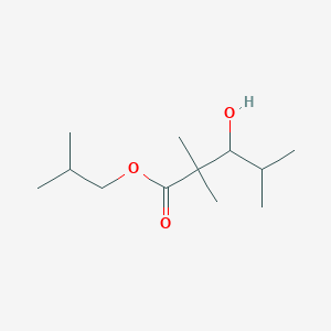 Pentanoic acid, 2,2,4-trimethyl-3-hydroxy-, isobutyl ester