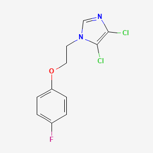 4,5-Dichloro-1-[2-(4-fluorophenoxy)ethyl]imidazole