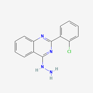 [2-(2-Chlorophenyl)quinazolin-4-yl]hydrazine