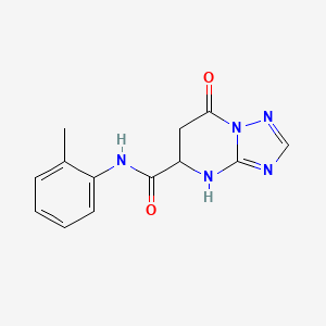 N-(2-methylphenyl)-7-oxo-4,5,6,7-tetrahydro[1,2,4]triazolo[1,5-a]pyrimidine-5-carboxamide