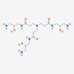 N-(3-amino-2-hydroxypropyl)-3-[bis[3-[(3-amino-2-hydroxypropyl)amino]-3-oxopropyl]amino]propanamide