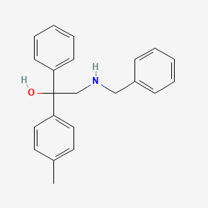 2-(Benzylamino)-1-(4-methylphenyl)-1-phenylethanol