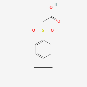 molecular formula C12H16O4S B14168446 2-(4-Tert-butylphenyl)sulfonylacetic acid CAS No. 3937-98-2