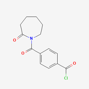 4-(2-Oxoazepane-1-carbonyl)benzoyl chloride