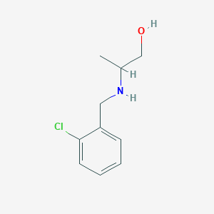 B1416850 2-{[(2-Chlorophenyl)methyl]amino}propan-1-ol CAS No. 1118787-00-0