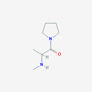 B1416853 2-(Methylamino)-1-(pyrrolidin-1-yl)propan-1-one CAS No. 1132759-89-7
