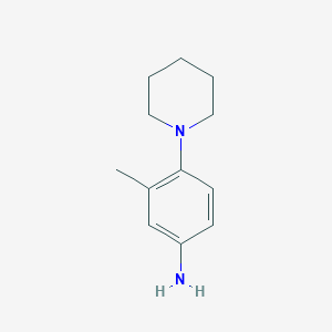 molecular formula C12H18N2 B1416854 3-甲基-4-(1-哌啶基)苯胺 CAS No. 85984-37-8