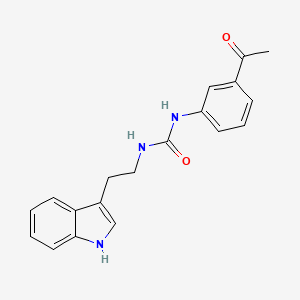 1-(3-acetylphenyl)-3-[2-(1H-indol-3-yl)ethyl]urea