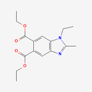 diethyl 1-ethyl-2-methyl-1H-benzimidazole-5,6-dicarboxylate