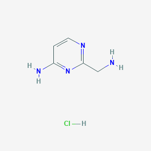 2-(Aminomethyl)pyrimidin-4-amine hydrochloride