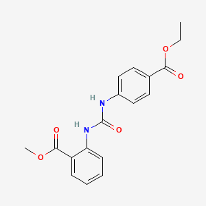 Methyl 2-[(4-ethoxycarbonylphenyl)carbamoylamino]benzoate