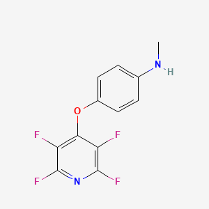 N-methyl-4-(2,3,5,6-tetrafluoropyridin-4-yl)oxyaniline