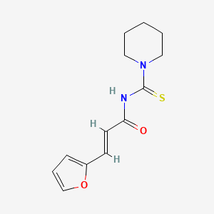 3-Furan-2-yl-N-(piperidine-1-carbothioyl)-acrylamide