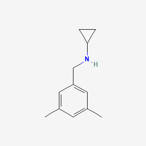 molecular formula C12H17N B1416873 N-[(3,5-dimethylphenyl)methyl]cyclopropanamine CAS No. 1094258-22-6
