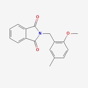 2-[(2-Methoxy-5-methylphenyl)methyl]isoindole-1,3-dione