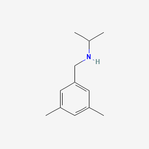 molecular formula C12H19N B1416889 [(3,5-二甲苯基)甲基](丙-2-基)胺 CAS No. 1152597-01-7