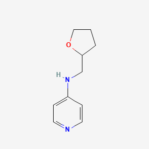 molecular formula C10H14N2O B1416890 N-(oxolan-2-ylmethyl)pyridin-4-amine CAS No. 1036514-53-0