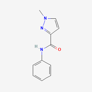 1H-Pyrazole-3-carboxamide, 1-methyl-N-phenyl-