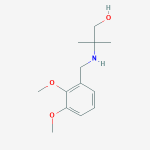 2-[(2,3-Dimethoxybenzyl)amino]-2-methylpropan-1-ol