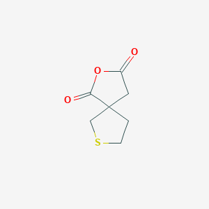 molecular formula C7H8O3S B1416911 2-氧杂-7-硫代螺[4.4]壬烷-1,3-二酮 CAS No. 6007-75-6