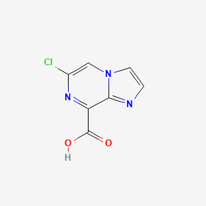 6-Chloroimidazo[1,2-A]pyrazine-8-carboxylic acid