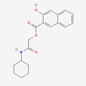 [2-(Cyclohexylamino)-2-oxoethyl] 3-hydroxynaphthalene-2-carboxylate