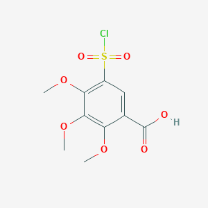 5-(Chlorosulfonyl)-2,3,4-trimethoxybenzoic acid