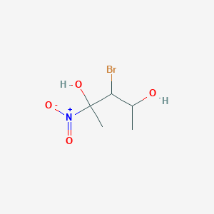 molecular formula C5H10BrNO4 B14169137 3-Bromo-2-nitropentane-2,4-diol CAS No. 928036-33-3