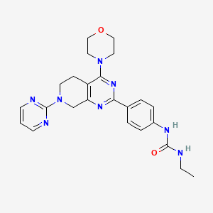 Urea, N-ethyl-N'-[4-[5,6,7,8-tetrahydro-4-(4-morpholinyl)-7-(2-pyrimidinyl)pyrido[3,4-d]pyrimidin-2-yl]phenyl]-