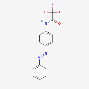 2,2,2-trifluoro-N-{4-[(z)-phenyldiazenyl]phenyl}acetamide