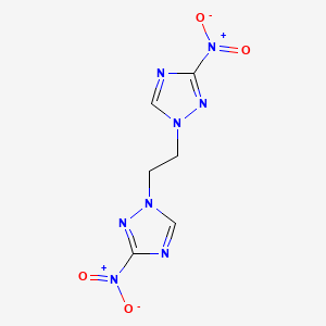 3-Nitro-1-[2-(3-nitro-1,2,4-triazol-1-yl)ethyl]-1,2,4-triazole